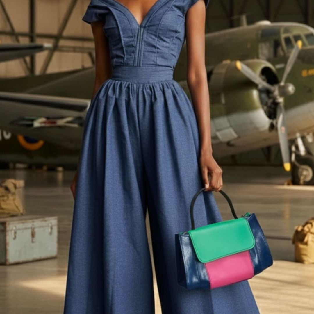 Sac à main en cuir coloré