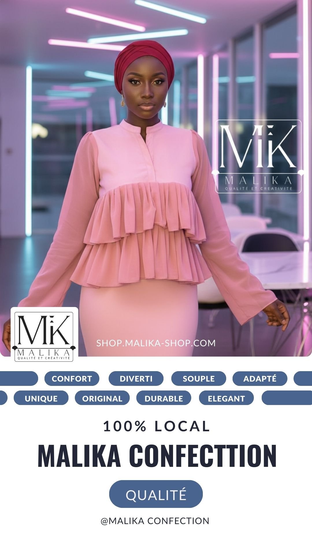 Ensemble haut de Malika