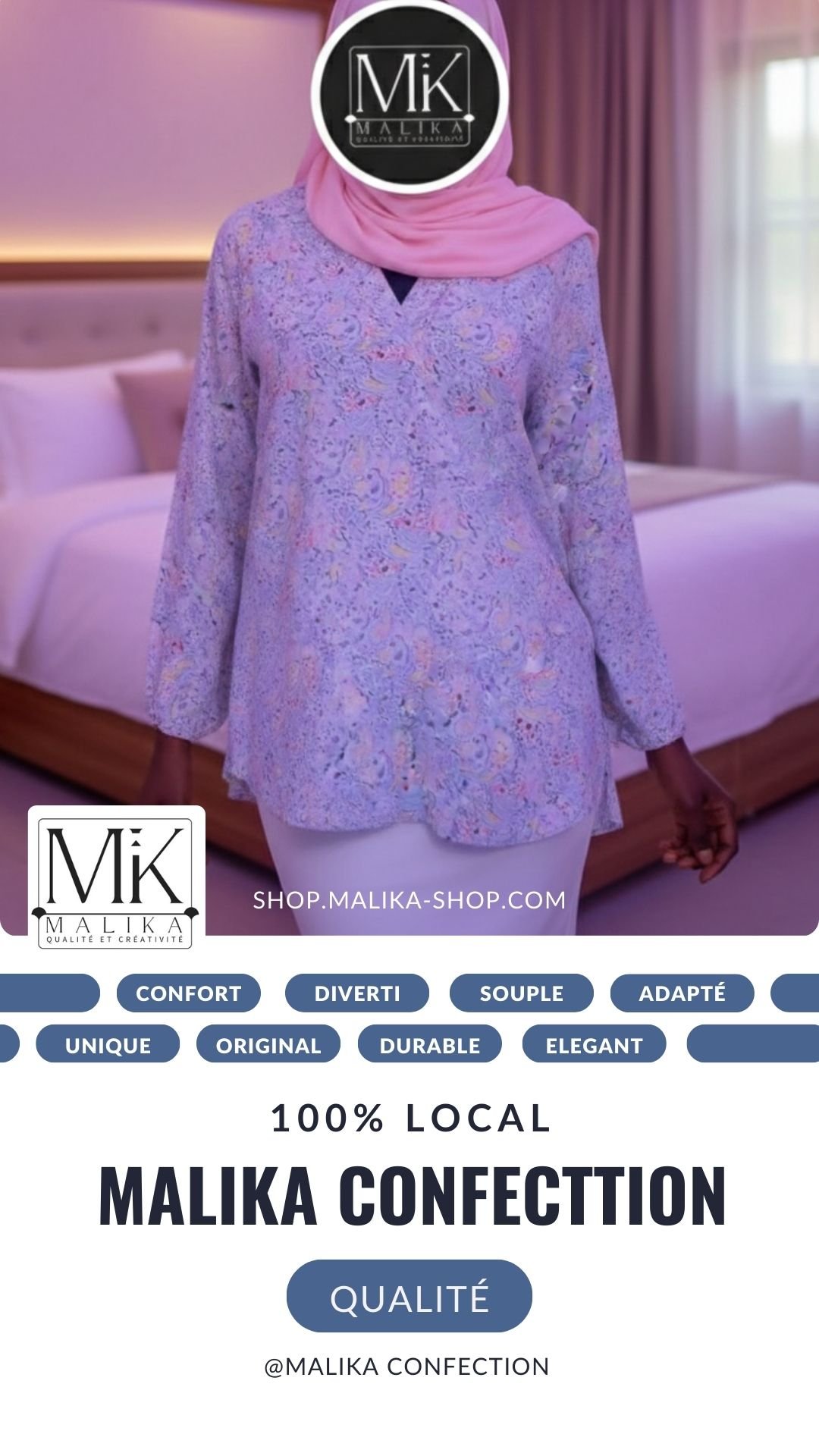 Ensemble Chemisier pantalon en dentelle