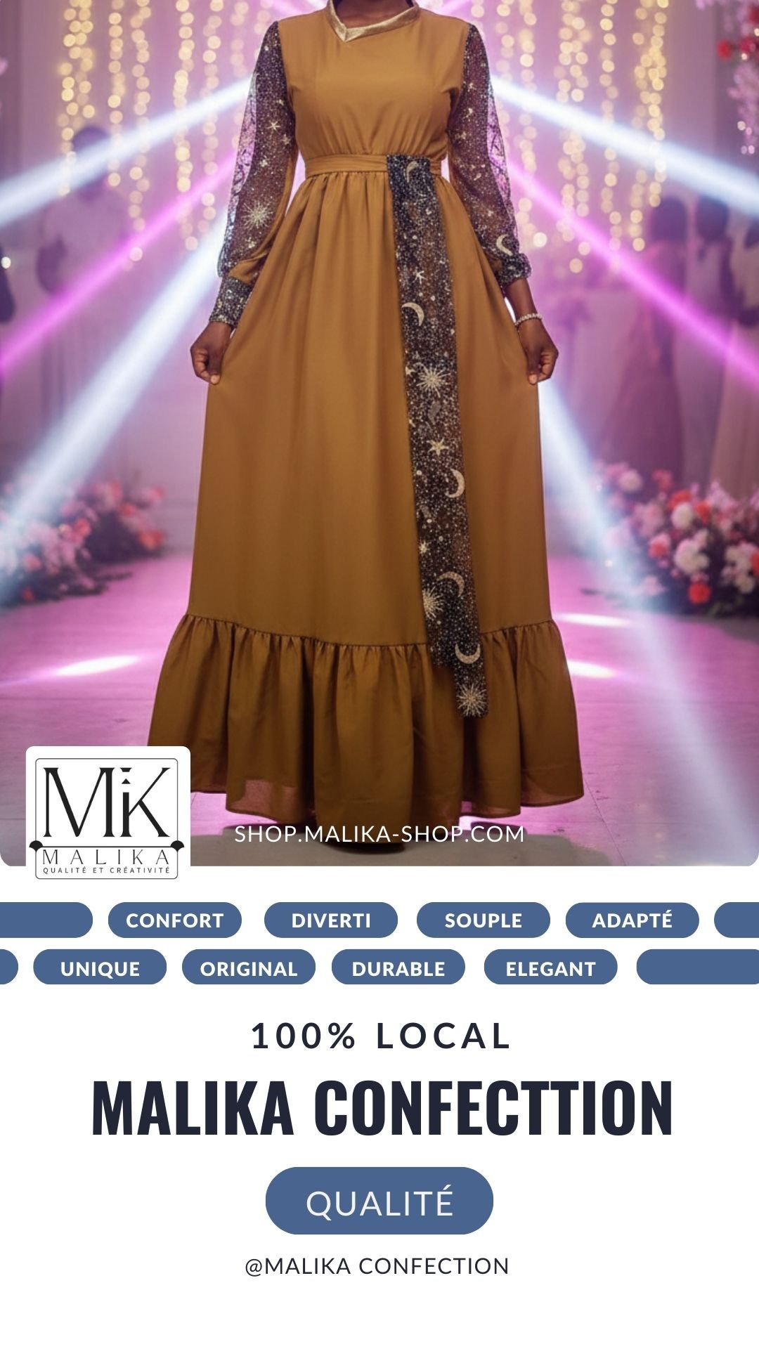 Robe traditionnelle brodée